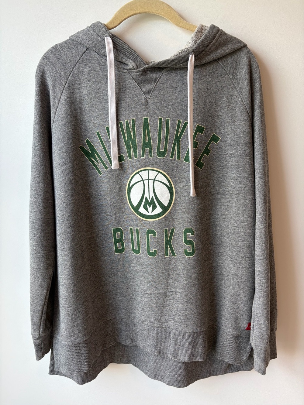 Milwaukee Bucks Gray Pullover Hoodie